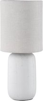 LED Tafellamp - Tafelverlichting - Trinon Cleyoni - E14 Fitting - Rond - Mat Bruin - Keramiek