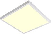 LED Paneel - Igna Clena - 60x60 Warm Wit 3000K - 40W Opbouw Vierkant - Mat Wit - Flikkervrij