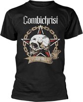 Combichrist Heren Tshirt -L- Skull Zwart