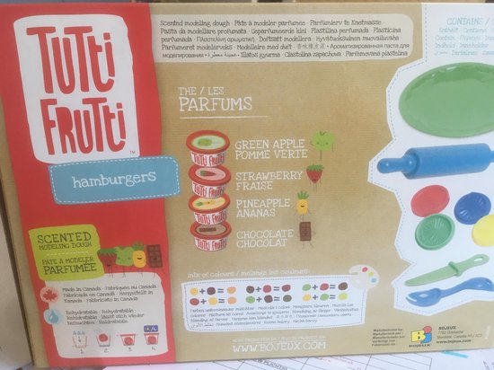 Tutti Fruitti : Pate à modeler Hamburger 