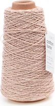 Cotton Cord Lurex/ Katoen touw 300 meter vintage roze/goud ø2mm