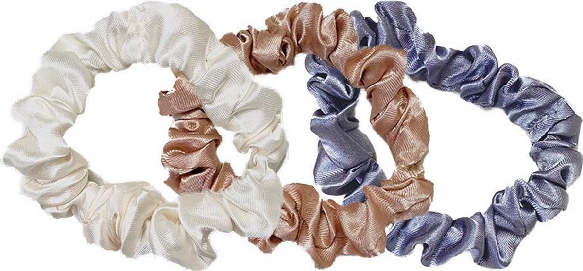 Mix Light Small - Scrunchies - Haaraccessoires - White - Pink - Blue