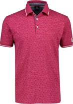 Lerros Korte mouw Polo shirt - 2133245 345 ROSE HIP RED (Maat: M)