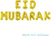 Eid Mubarak - Letters ballonnen  Goud