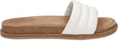 Nelson dames slipper - Wit - Maat 36