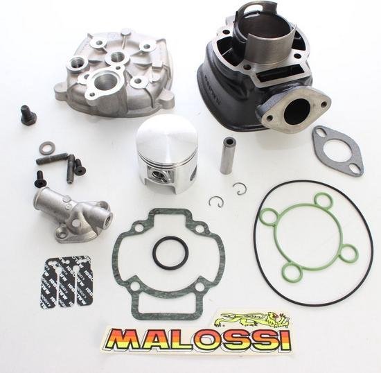 Cilinder kit Derbi scooter LC 70cc. incl. kop gietijzer met hardstalen  cilinderwand.  | bol.com