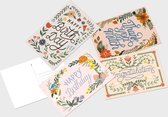 Made on Friday - Postcards Floral wish (12 st.)  - A6