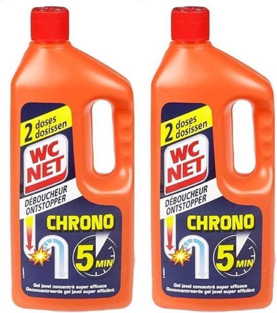 WC-Net - Ontstopper Chrono 5 Minuten - 2 x 1 Liter