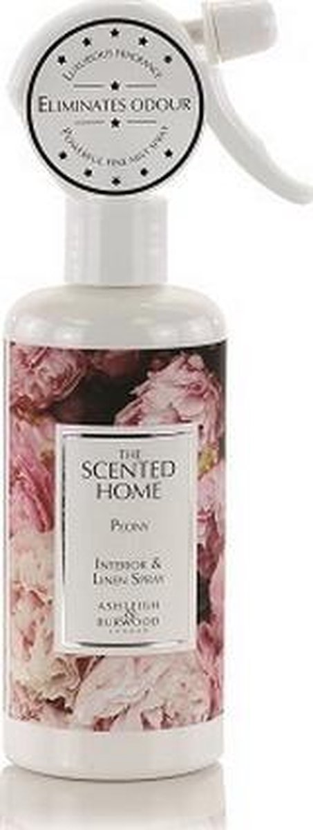 Ashleigh & Burwood The Scented Home Interior & Linnenspray Peony - pioenroos & jasmijn