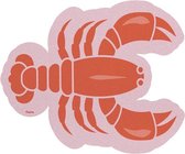 Fisura Placemat Lobster 50 X 40 Cm Pvc Roze/rood