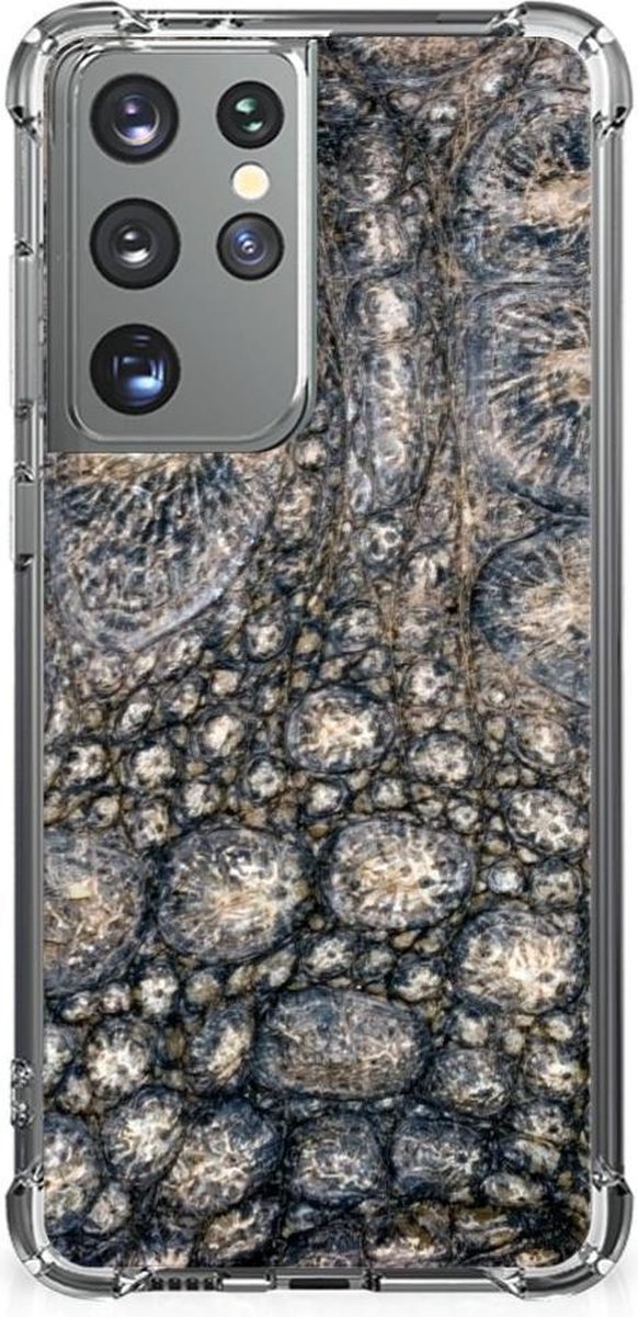 Samsung Galaxy S21 Ultra Case Anti-shock Krokodillenprint