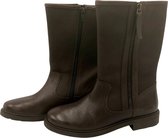 Clarks - Donker Bruine - Meisjesschoenen -  Maat 26