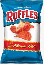 Ruffles Flamin Hot Potato Chips - 184 gram