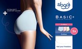Sloggi Women Basic+ Maxi (3-pack) - dames slip - verschillende kleuren - Maat: 44