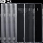 50 stuks 0,75 mm transparante TPU-hoes voor Galaxy Note 9