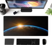 Muismat | Bureau Onderlegger | Mousepad | Muismat XXL | Muismat Gaming | 90 x 40 CM | Earth