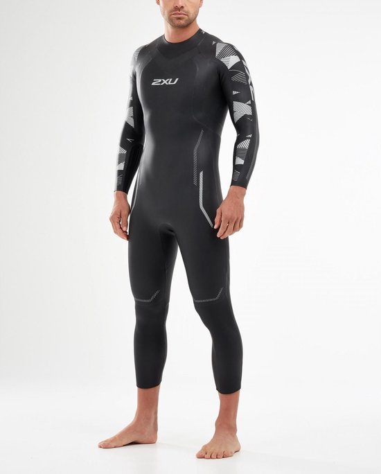 2XU P:2 Propel Wetsuit Zwart/Zilver Wetsuit - Heren | 2XU