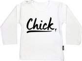 KMDB Shirtje Longsleeve Chick White Meisjes Wit - Maat 98