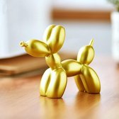 BaykaDecor - Standbeeld Ballon Hond - Jeff Koons kleine replica - Verjaardag Versiering - Goud - Kinderkamer Decoratie - 9 cm