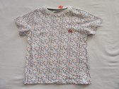 noukie's , jongens, t-shirt korte mouw , creme , streepjes all over , 92 - 2 jaar