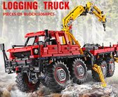 Off road voertuig - Bouwpakket - 8x8 - Truck - Technic - Afstand bestuurbaar - Bouwset - Rood - 3068 pcs