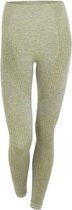 Legging de sport - Sans couture - Taille haute - Pois - Vert - Taille M