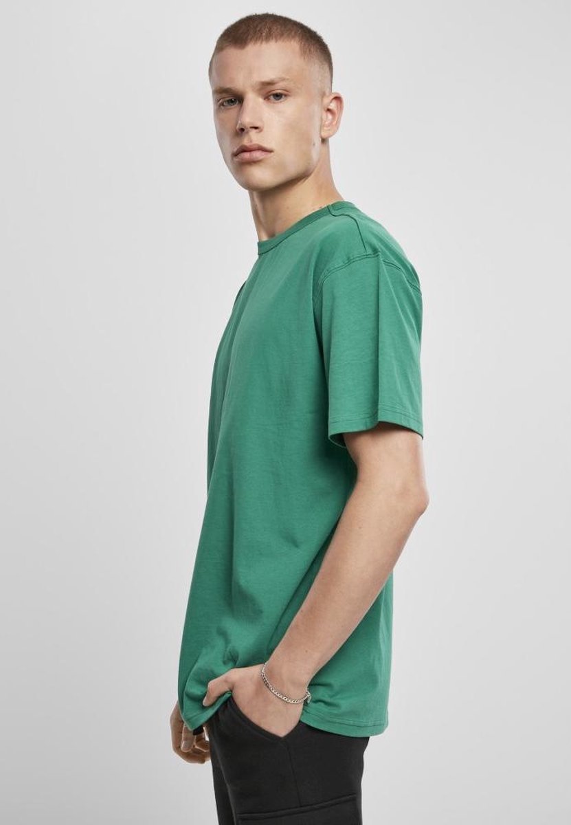 Urban Classics - Oversized Heren T-shirt - 2XL - Groen | bol