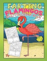 Farting Flamingos Adult Coloring Book