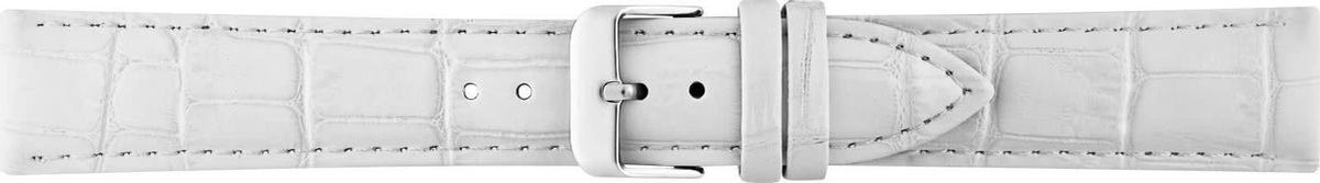 00085930_09_16_16_mm 16 mm horlogeband leer wit croco wit stiksels stalen gesp