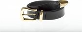 Elvy Fashion - Belt 25838 Plain - Black Gold - Size 95