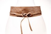 Elvy Fashion - Belt 50946 Suede - Taupe - One size