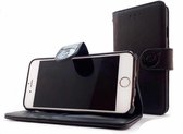 Samsung S10 Lite - Antique Black Leren Portemonnee Hoesje - Lederen Wallet Case TPU meegekleurde binnenkant- Book Case - Flip Cover - Boek - 360º beschermend Telefoonhoesje