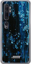 Xiaomi Mi Note 10 Hoesje Transparant TPU Case - Bubbling Blues #ffffff