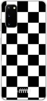 Samsung Galaxy S20 Hoesje Transparant TPU Case - Checkered Chique #ffffff