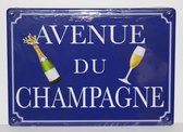 Straatnaam Bord "Avenue du Champagne"
