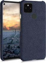 kwmobile hoesje voor Google Pixel 4a 5G - beschermhoes van stof - donkerblauw