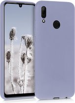 kwmobile telefoonhoesje voor Huawei P Smart (2019) - Hoesje voor smartphone - Back cover in lavendelgrijs mat