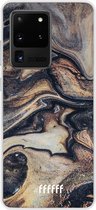 Samsung Galaxy S20 Ultra Hoesje Transparant TPU Case - Wood Marble #ffffff