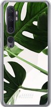 Xiaomi Mi Note 10 Hoesje Transparant TPU Case - Tropical Plants #ffffff