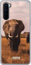 OnePlus Nord Hoesje Transparant TPU Case - Elephants #ffffff