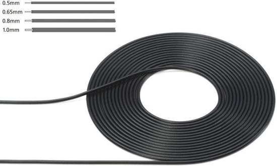 Tamiya 12677 Cable - Dia 0,8 mm / 2m Long Kabel(s). | bol.com