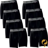 Quick Q1905 Bodywear Heren Boxershorts 8-Pack Zwart - Maat S