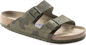 Birkenstock Arizona BF Desert Soil Camo Green Regular Heren Slippers - Khaki - Maat 46