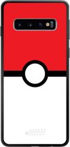 Samsung Galaxy S10 Hoesje TPU Case - Pokeball #ffffff