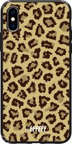 iPhone X Hoesje TPU Case - Jaguar Print #ffffff