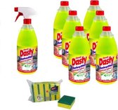 Dasty Ontvetter Voordeelpack: 1x Spuitfles + 6x Navulling + GRATIS set van 5x sponzen en 1x schoonmaakhandschoenen