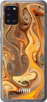 Samsung Galaxy A31 Hoesje Transparant TPU Case - Brownie Caramel #ffffff