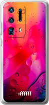 Huawei P40 Pro+ Hoesje Transparant TPU Case - Colour Bokeh #ffffff