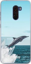Xiaomi Pocophone F1 Hoesje Transparant TPU Case - Dolphin #ffffff