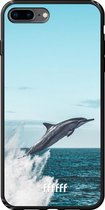 iPhone 8 Plus Hoesje TPU Case - Dolphin #ffffff